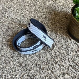 Cape Cod Ribbon Belt Womens XS Cape Cod Blue Cloth Whale Nautical 35”